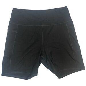 Daisy Fuentes Black Fit Short Has A Side Pocket Sz(XL)